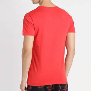 T-shirts pour hommes de haute qualité, mélange polyester/coton, tricotés, couleur unie, séchage rapide, respirants, vêtements décontractés, coupe classique - Product Image 3