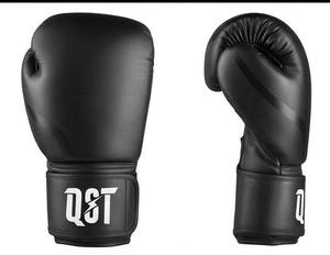 Gants de boxe en cuir synthétique 12oz 14oz 16oz avec support de poignet auto-agrippant pour entraînement sur sac de frappe, marque privée, design personnalisé - Product Image 2