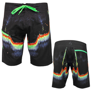 Wholesale Customizable OEM/ODM Designer Digital Printed Premium Breathable Polyester/Cotton <b>Elastic</b> <b>Waist</b> <b>Shorts</b> <b>Men</b> - Product Image 1
