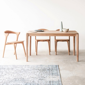 Ensembles de salle à manger modernes en teck de haute qualité avec tables et chaises pour salon, meubles de maison, hôtels, villas - Product Image 2