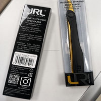 Rasoir à Lame Droite Magnétique Premium JRL, Rasoir Professionnel pour Barbiers, Fabricant de Marques Privées