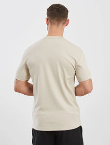 Camiseta Personalizada para Hombre, Transpirable, 100% Algodón, Manga Corta, Estilo Urbano, Corte Recto, Diseño Liso con Patrón Hip Hop - Product Image 3