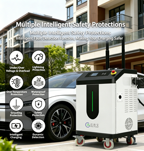 Chargeur portable DC rapide Evcharger 30-80kW, entrée AC 480V, station de recharge mobile pour véhicules électriques, usage domestique et commercial - Product Image 3