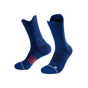 Men's Ankle Sports <b>Socks</b> <b>Black</b> White Geometric Pattern Anti-Slip Knitted Polyester Spandex Summer Breathable - Product Image 5