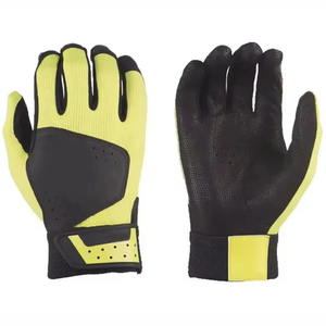 Guantes de Bateo de Béisbol de Diseño Único OEM en Color Sólido / Guantes de Bateo de Béisbol Transpirables Antideslizantes con Agarre Adhesivo de Cuero Premium - Product Image 1