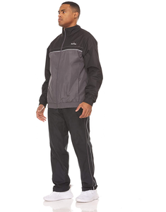Ensemble veste et pantalon de survêtement pour hommes, survêtement de sport 2 pièces, complet avec fermeture éclair - Product Image 5