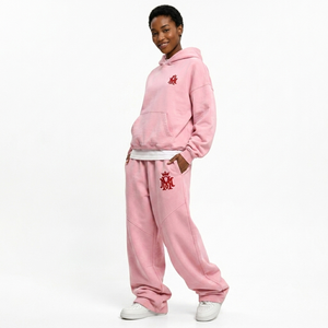 Ensemble de survêtement décontracté pour femme : sweat à capuche oversize et pantalon de jogging ample 2 pièces style streetwear - Product Image 2
