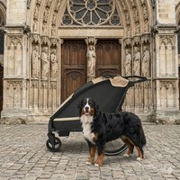 Poussette pour animaux de compagnie KS-6200, pliable, remorque pour vélo, pour grands chiens, cadre en aluminium, léger, suspension indépendante