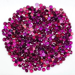 Granate Rodolita Natural de 2.7mm, Corte Redondo, Piedras Preciosas Sueltas Sin Tratar, Lote al por Mayor para Fabricación de Joyas, Piedra Semipreciosa - Product Image 5
