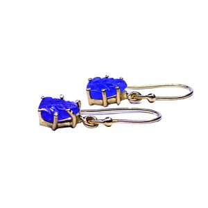 Joyería de plata de ley 925 para bodas y pendientes con piedras preciosas de tanzanita - Product Image 3