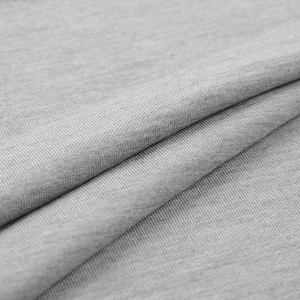 Tissu jersey côtelé violet, poids moyen, extensible, uni, en coton, tissu molletonné français pour vêtements de sport, vêtements de sport pour femmes. - Product Image 4