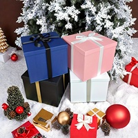 Boîtes cadeaux de luxe blanches pour bijoux, emballages de Noël, demande en mariage, Saint-Valentin, fleurs - Vente en gros