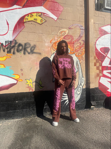 Custom Winter Breathable Lightweight Plus Size Hooded Skeleton Print 100% Cotton <b>Hoodie</b> Jogger Sweatpants Set Unisex Tracksuit - Product Image 4