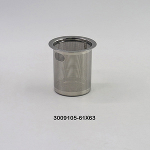 ที่กรองชาสแตนเลส 3009105-61X63 ขัดเงา ใช้ซ้ำได้ ดีไซน์เรียบง่าย - Product Image 1