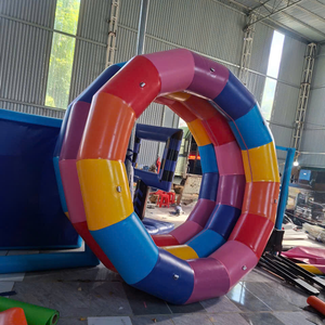 Parque Acuático Inflable con Obstáculos, Lona de PVC Impermeable, Barrera de Anillos, Bomba de Aire Eléctrica para Piscinas Comerciales y Resorts - Product Image 5