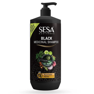 Shampooing ayurvédique aux herbes, formule naturelle nourrissante, nettoyage doux, hydratation du cuir chevelu, cheveux lisses, brillants et sains, bien-être capillaire - Product Image 1