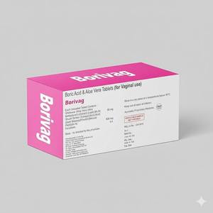 Suppositoires à l'acide borique avec aloe vera, paquet de 18 suppositoires et applicateur - Product Image 2
