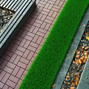 44-Pack piastrelle per esterni marroni 12 "x 12" quadrati in plastica ad incastro per terrazze per uso per tutte le stagioni impermeabile per ponte - Product Image 3