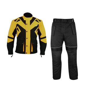 ชุดแข่งรถมอเตอร์ไซค์ผ้าคอร์ดูร่ากันลมกันน้ำทนไฟไซส์ใหญ่พิเศษพร้อมโลโก้สั่งทำพิเศษ ปี 2026 OEM - Product Image 1