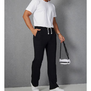 Pantalons à taille élastique, très demandés, personnalisables, décontractés, coupe ample, jambes larges, joggers, haute qualité, style Y2K, cargo, surdimensionnés, effet empilé - Product Image 3