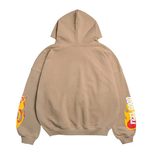 Dernier design tendance, sweat-shirt respirant avec impression en relief, logos personnalisés au prix de gros pour hommes et femmes - Product Image 2