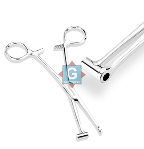 Pinzas para Perforación de Oreja Tipo Tragus de Alta Calidad Gray Rocks de 6'' con Diseño de Cubeta, Herramienta Multifunción Precisa para el Cuidado de la Piel, de Acero Inoxidable - Product Image 4