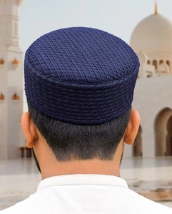 Chapeau Kufi respirant sur mesure Al Asar OEM – Tissu de costume de qualité supérieure, chapeau de prière traditionnel pour hommes musulmans - Product Image 3