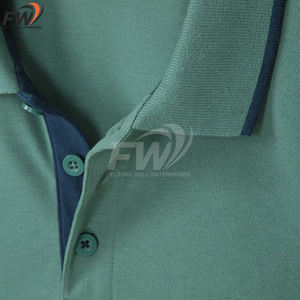 Polo décontracté sportif pour homme OEM, col classique, personnalisé, en coton, pour le golf, fabriqué en polyester/coton, prix usine - Product Image 4