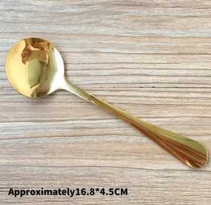 Cuillère en métal multi-usages de qualité supérieure pour servir la soupe, les desserts, la cuisine et la préparation des aliments, disponible dans le monde entier - Product Image 5