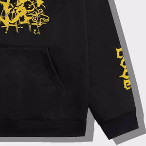 Sudadera con Capucha Casual para Hombre, Estilo Hip Hop, Tejido de Algodón Suave, Tinte Liso, Invierno, Personalizable, Superventas - Product Image 6