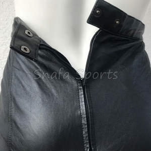 Jupes en cuir PU sexy pour femmes, taille haute, style crayon, vintage, moulantes, longues - Product Image 5