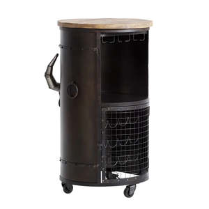 Latest Design DRUM counter Storage Furniture <b>Table</b> for Bedroom Best Quality Metal Side and End Stool for Bedroom - Product Image 6