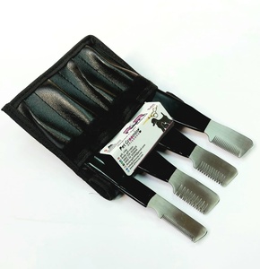 Rgill Scissors High Quality Stainless Steel With Grip Handle Stripping Knives for Terriers Carding Knife Pet <b>Combs</b> - Product Image 5