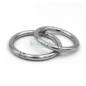 Premium Quality Veterinary Bull Nose Ring Rust Resistant Stainless Steel Livestock Control Ring Equipment Wholesale Supplier - Product Image 1