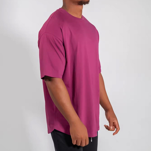 Men <b>100</b>% Luxury Cotton Boxy T <b>Shirt</b> Custom Printing Essential Boxy <b>Shirt</b> with Solid Pattern Oversized <b>Polyester</b>/Cotton Material - Product Image 2