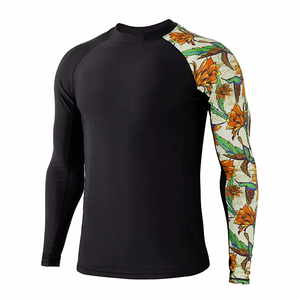 Rashguard personnalisé pour homme, tissu respirant, séchage rapide, écologique, antibactérien, extensible dans 4 directions, UPF50, manches longues pour la gym et le MMA - Product Image 6