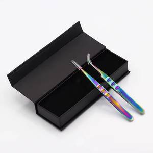 Juego de Pinzas para Pestañas de Acero Inoxidable de Precisión Quirúrgica Morje MS-ET-0007 de 10 mm con Puntas Lisas/Serradas/Dentadas en Caja - Product Image 5