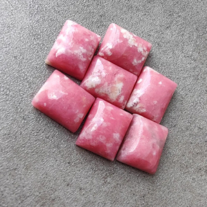 Cabujón Rectangular de Tulita Rosa Natural AAA+ con Reverso Plano y Calibrado para la Fabricación de Joyas - Product Image 4