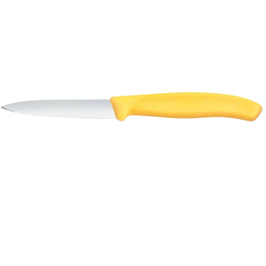 Couteaux à éplucher à manche jaune en acier inoxydable, lame tranchante, couteaux de cuisine pour éplucher les fruits et légumes, pour la découpe, la garniture et la préparation des aliments - Product Image 1