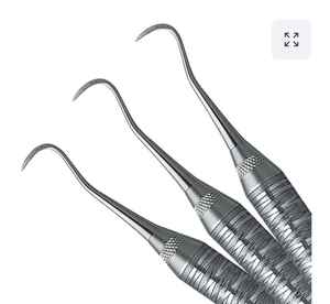 Curettes dentaires manuelles Hu Friedy, design régulier, en acier inoxydable, outils de traitement dentaire pour dentistes - Product Image 4