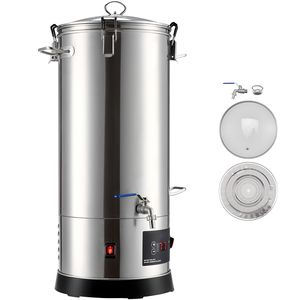 Kit Completo per Birra Fatta in Casa da 30L (8 Galloni) in Acciaio Inossidabile 304, 1500W, con Filtro Alto, Attrezzatura Pratica per la Produzione di Birra - Product Image 1
