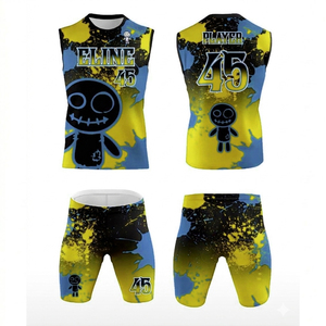 7v7 Heat-Transfer Printed <b>Compression</b> Set Jerseys Flag Football Uniform Custom Package Deal Quarterback Training Anti-Bacterial - Product Image 4