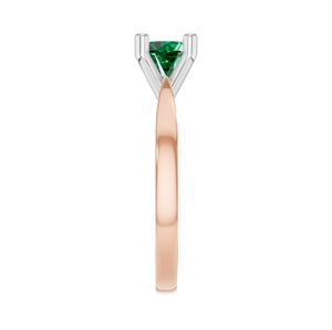 ชุดฝาหินอัญมณีสีเขียวมรกตคุณภาพสูงสำหรับงานแต่งงานแบบคลาสสิกเครื่องประดับงานหมั้น14K 18K สีเหลืองกุหลาบสีขาวทองสำหรับ - Product Image 2