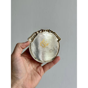 Sous-verre en métal martelé de qualité supérieure, fait main, design élégant, finition brillante, forme ronde, vente en gros de sous-verres en métal - Product Image 6