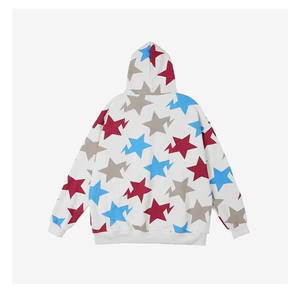 เสื้อฮู้ดดี้ผู้ชายสั่งทำขายส่ง แบบซิปเต็มตัว สตรีทแวร์ พิมพ์ลายทั้งตัว ปักโลโก้ ผ้าฝ้าย 100% ใส่สบาย ระบายอากาศได้ดี ทรงโอเวอร์ไซส์ สำหรับฤดูใบไม้ร่วง - Product Image 2