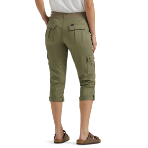 Wholesale Ladies <b>Cargo</b> Capri Pants <b>Slim</b> Fit Cropped <b>Trousers</b> for <b>Women</b> Multi Pocket Capri Pants Outdoor Indoor Pants For <b>Women</b> - Product Image 2
