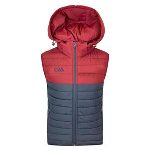 Custom Gaelic Football GAA Puffer Vest <b>Men</b>’s <b>Lightweight</b> Insulated Sleeveless <b>Jacket</b> Woven Fabric Winter Teamwear Sports Vest - Product Image 4