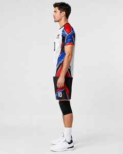 Tenue de volley-ball légère, tissu respirant à séchage rapide, construction flexible, uniforme de volley-ball personnalisé, vêtements de match - Product Image 4