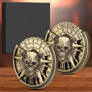 Dado Fidget Spinner Personalizado 7 en 1, Dado Poliédrico de Metal Multifuncional para D&D, Accesorios Portátiles para Juegos de Rol, Dado Fidget Spinner DND - Product Image 1