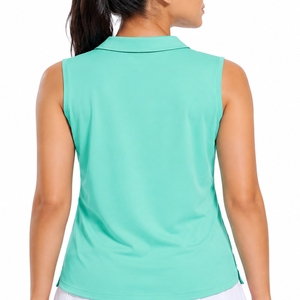 Polo sin Mangas para Mujer, Tela Premium, Cómodo para el Verano, Corte Atlético, Secado Rápido, Estilo Casual, Polo Hecho a Medida - Product Image 2